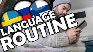 My language study routine 📚☕️