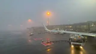 Приземление в международном аэропорту Кеблавик.