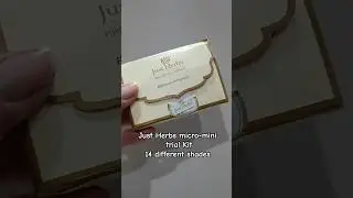 Just Herbs micro-mini trial lipstick 💄 kit review #shorts #lipstick
