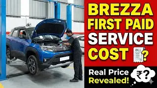 Brezza 2025 First Paid Service Cost Revealed! 💸 (Expensive?) 