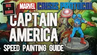 CAPTAIN AMERICA Speed Painting Guide - Marvel Crisis Protocol