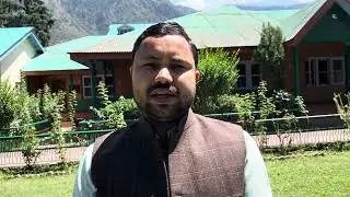 Tilak, Pradesh Sangathan Mantri of ABVP Jammu Kashmir Ladakh, visited Chashoti village in Padder