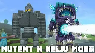 Mutant x Kaiju Mobs Craft V2 Addon MCPE 1.20.30