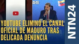 YouTube elimin&oacute; el canal oficial de Nicol&aacute;s Maduro tras delicada denuncia