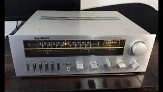RECEIVER GRADIENTE MODEL 1360 - DECK SONY - TOCA DISCOS SANYO TP 1010 - SOM VINTAGE 80