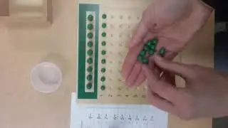 How to use the Montessori Division Bead Board