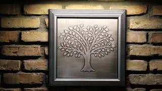Celtic Tree of Life Copper Tile
