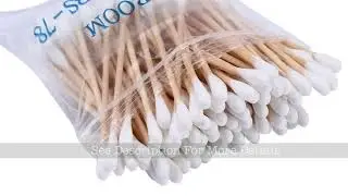 100PCS Disposable Double Head Wooden