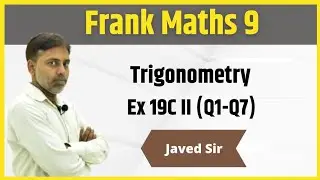 Class 9 | Frank EMU Books | Trigonometry | Ex 19 C | Part 02