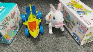 Cute Rabbit Dance For Kids | Shark Dance For Children #toysunboxing #toys #kidstoys #rabbit #shark