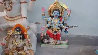 Man Kali Pratima white Makrana marble size 1fet            ( जय मां काली ) n. 8854863282 🙏🙏