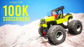 Lego Crashes - 100,000 Subscribers Special | Brick Rigs
