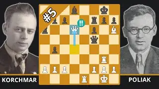 The Ukrainian Immortal! - Best of the 30s - Korchmar vs. Poliak, 1937