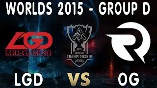 LGD Gaming vs Origen Full Game World Championship 2015