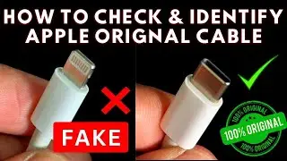 FAKE CABLE SCAM!!! 😱 | HOW TO CHECK ORIGNAL CABLE OF iPHONE.