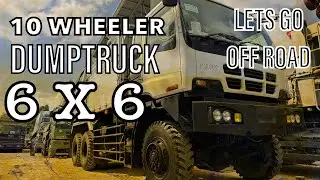 SURPLUS TRUCK 6X6 DUMPTRUCK HERE IN OUR YARD