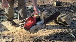 A Stihl 08s visszatért 😁De a vezető+lánc nem az igazi...