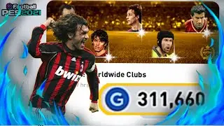 300k GP🔥 LEGEND WORLDWIDE CLUBS BOX DRAW | PES 2021 MOBILE PACK OPENING