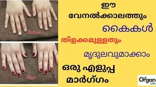 വേനല്ക്കാലത്തെ കൈകളുടെ സംരക്ഷണം ഒരു എളുപ്പമാർഗ്‌ഗം |ORGANLIFE