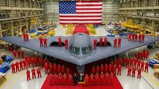 Inside the Factory: Building the B-2 Spirit Stealth Bomber — The $2B Flying Wing “Ghost”