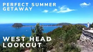 West Head Lookout & Red Hands Cave, Ku-ring-gai Chase National Park, Sydney NSW Australia 2020