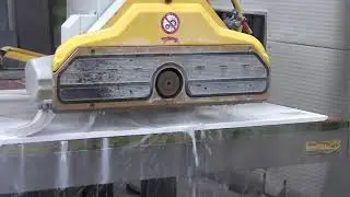 Wodiam saw blade Dekton Cut 27m/min in aura dekton