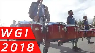 In The Lot: Broken City Playing Through Book, Tenor Break at WGI 2018