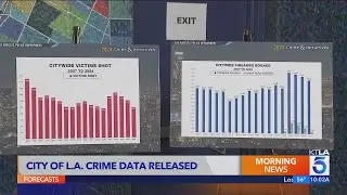 Homicide, violent crime rates dropped in Los Angeles last year, officials say&nbsp;