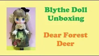 Blythe Dear Forest Deer Unboxing Video Brand New Doll- Mori Lolita Girl Junie Moon