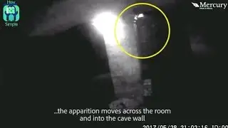 Moment paranormal investigator spots ghost in Nottingham caves