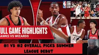 Atlanta Hawks vs Washington Wizards Full Game Highlights | July 12, 2024 NBA Summer League Reaction