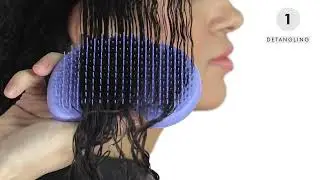 Tangle Teezer The Original Thick&Curly Kalın Telli Kıvırcık Sa&ccedil; A&ccedil;ıcı Kolay Tarama Fır&ccedil;ası