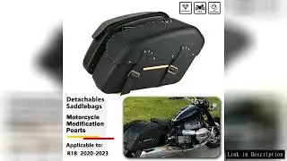 R18 Motorcycle Hard Saddlebag Saddle Bags 2840 Cubic Inch Fits For BMW R18 100 Years R 18 Classic 20