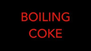 boiling coke... See what happens when I boil out all of the water of a coca cola