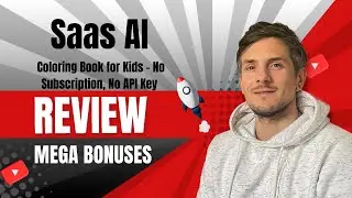 Saas AI Coloring Book for Kids Review + 4 Bonuses To Make It Work FASTER!