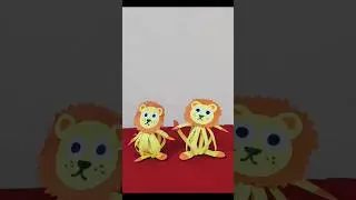Lion making craft #diy #shortsfeed #craft #viral #amazing #ytshorts #papercraft