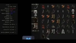 Diablo 1 Remake Devlog: CharacterSheet Loot Comparison: 2026 01 01-3