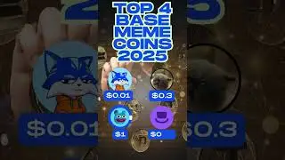 TOP 4 BASE MEMECOINS 2025 #crypto #cryptoshorts #memecoins