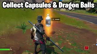 Collect Capsules and Dragon Balls in Dragon Ball Adventure Island Fortnite