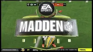 4K &ndash; Madden NFL 24 &ndash; PS5 &ndash; 2023 &ndash; Preseason &ndash; Week 1 &ndash; Green Bay Packers at Cincinnati Bengals