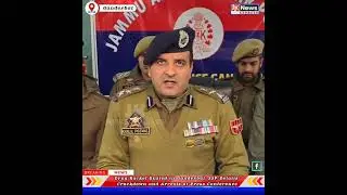 Drug Racket Busted in Ganderbal; SSP Details Crackdown and Arrests at Press Conference