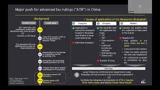 China&rsquo;s Advance Tax Ruling system and Golden Tax System: Updates for your business
