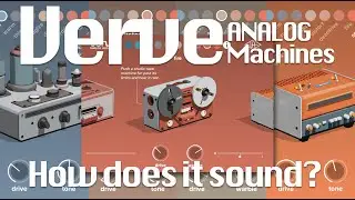 Universal Audio's New Plugin!!! Verve Analog Machines | with 808, Rhodes and Electric guitar