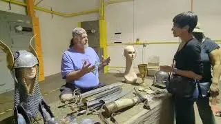 Tony Swatton talking about how he got started in metal work at 2025 Adams ForgeFestival