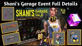 Free Fire Shani's Garage Event Full Detail / StevenNoob Diamond Spending Spree Episode 82