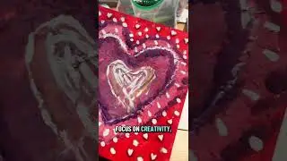 No pressure, just create!  #makeartwithheart #processoverperfection #artteacher #makeart #create