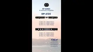 #shorts  Wharfedale-Pro DP Series - 4-channels Amplifier