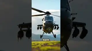 Почему лопасти вертолета выглядят погнутыми на земле 🤔