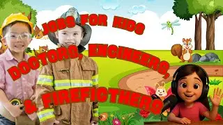 Jobs for Kids | Learn Community Helpers with Luna | Doctor, Teacher, Firefighter & More!