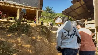 First time seeing a khmu Village in Laos 